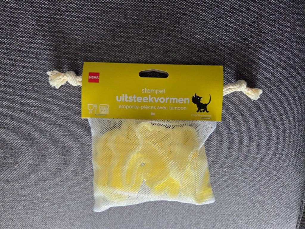 Hema Takkie stempel uitsteekvormen 6 stuks, Ophalen of Verzenden, Nieuw