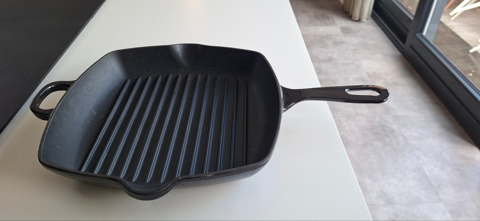 Gietijzeren grillpan (26cm) Royal, Huis en Inrichting, Keuken | Potten en Pannen, Ophalen of Verzenden, Nieuw, Gietijzer
