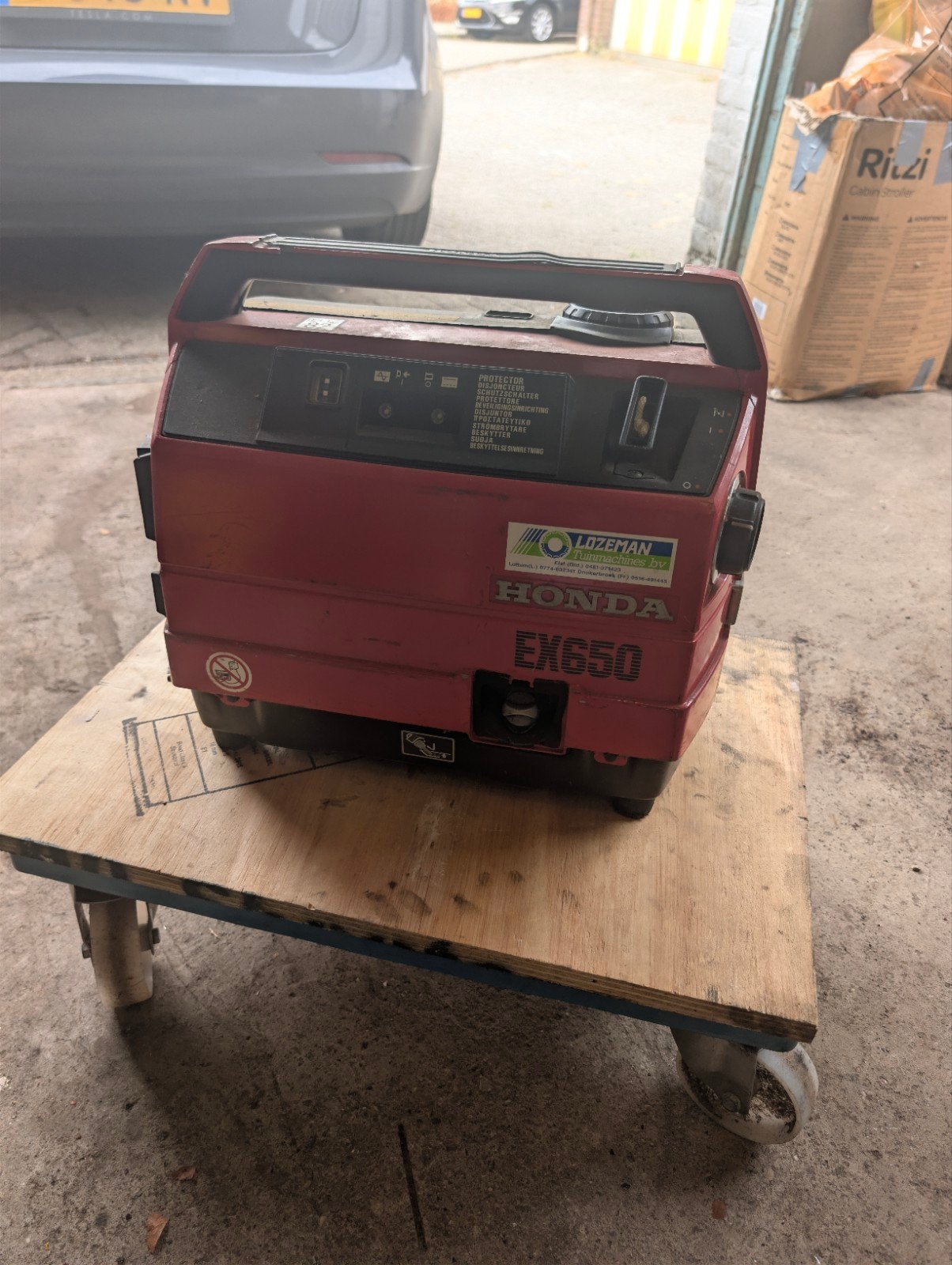 Honda EX750 aggeregaat, Ophalen, Gebruikt, Benzine, Geluidgedempt