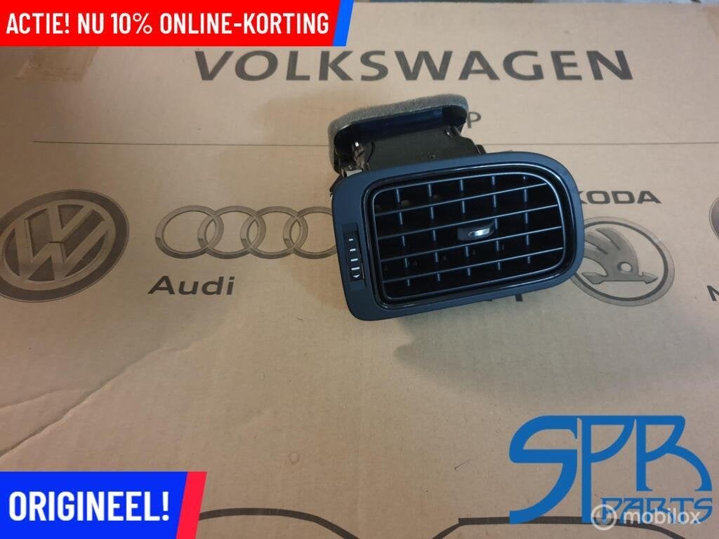 POLO 6R 6C RECHTS ROOSTER LUCHTROOSTER LIJST Zwart 6C0819704, Gebruikt, Volkswagen, Ophalen of Verzenden, Volkswagen
