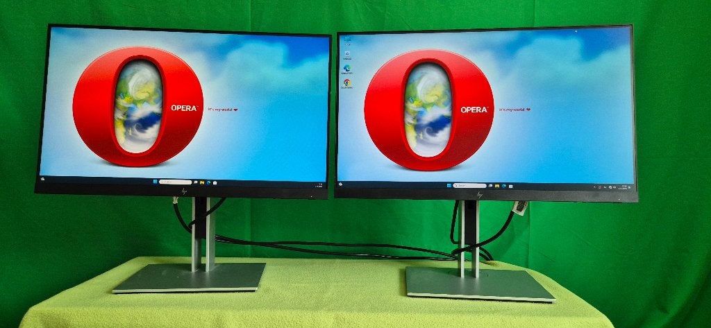 In Super staat 2x 24 Inch Design Lcd's HP EliteDisplay E243, Computers en Software, Monitoren, IPS, HDMI, 101 t/m 150 Hz, Ophalen of Verzenden
