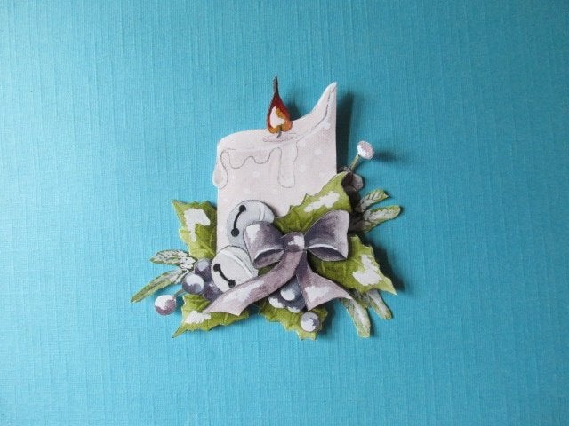 km213 KERST Marieke / kaars / strik / belletjes, Verzenden, Nieuw, Kerst, Overige typen