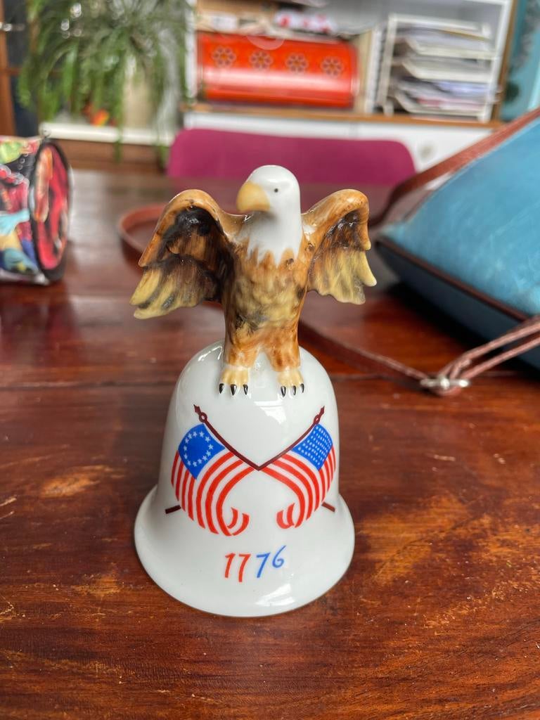 Amerikaanse Adelaar Bel 1976 puntgaaf!, Verzamelen, Beelden en Beeldjes, Ophalen, Zo goed als nieuw, Dier