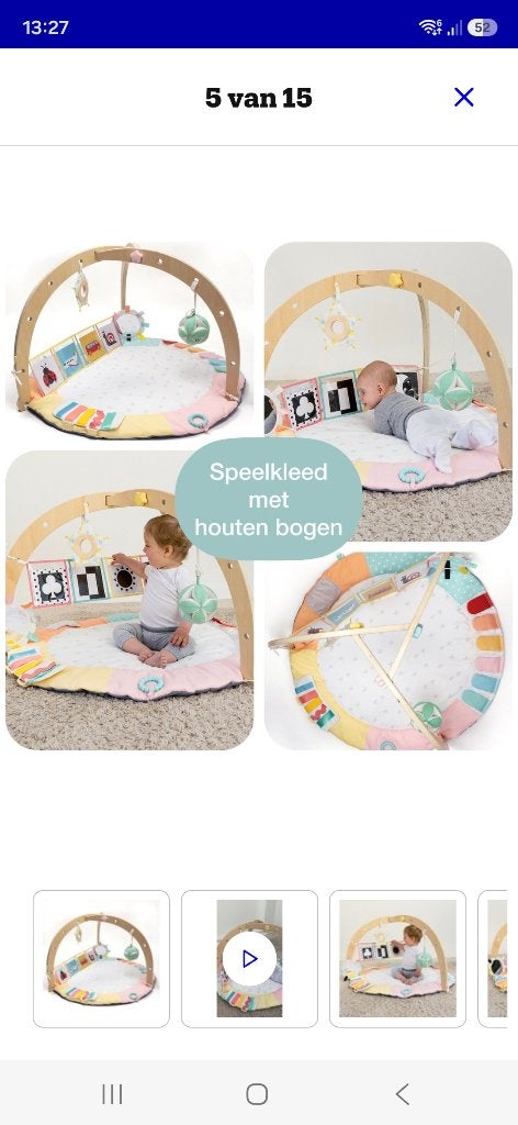 Babygym speelkleed oh my baby, Ophalen, Zo goed als nieuw