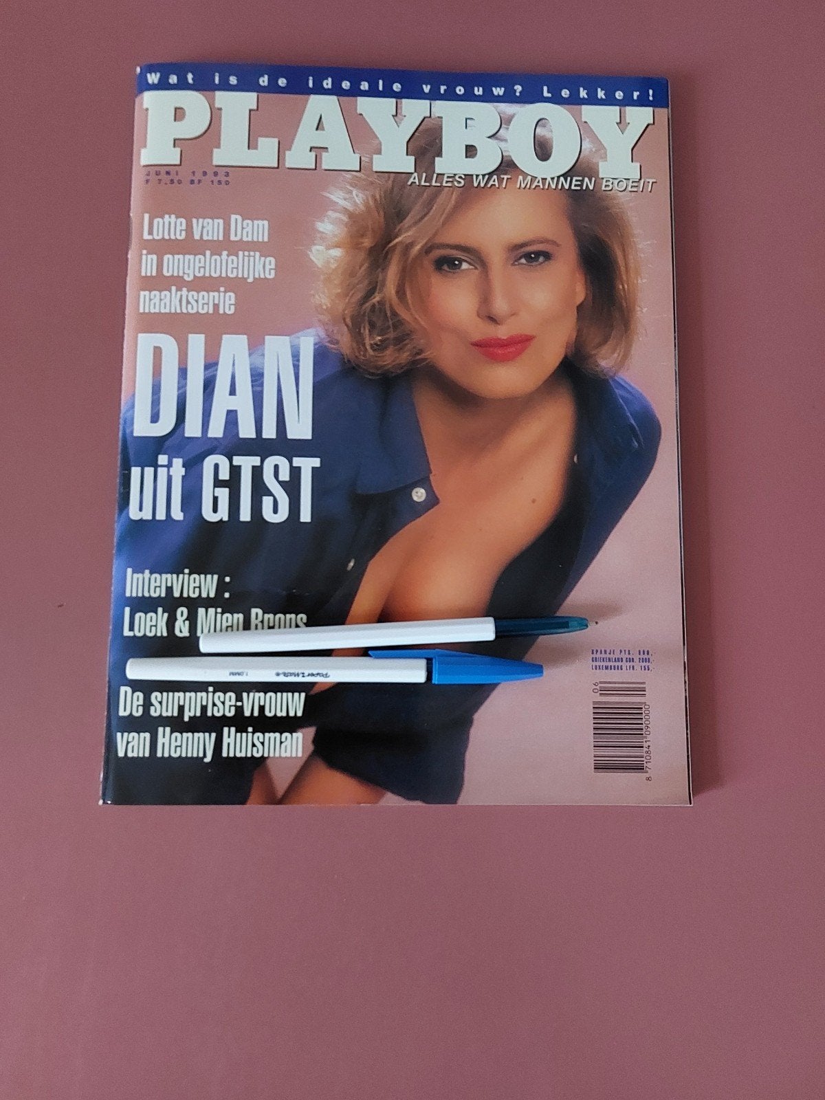 Playboy juni 1993, Dian uit GTST.  Vintage., Ophalen of Verzenden, Zo goed als nieuw