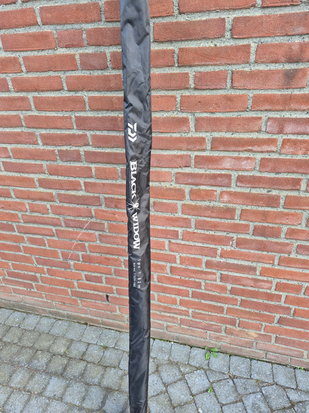 Daiwa Black Widow Schepnet 180cm, Watersport en Boten, Hengelsport | Algemeen, Ophalen, Zo goed als nieuw, Net of Fuik