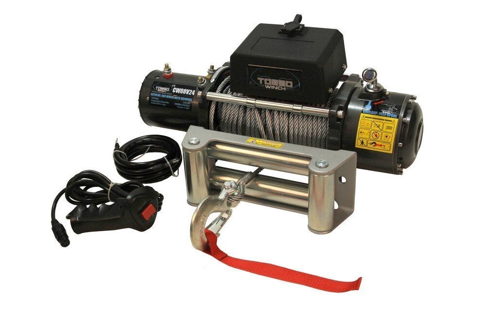 Elektrische lier 24V 3600kg, Auto diversen, Verzenden