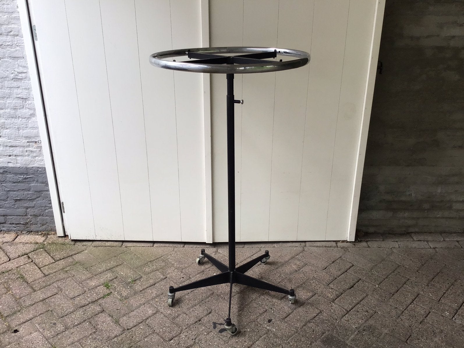 Vintage rond kledingrek, Ophalen, Gebruikt