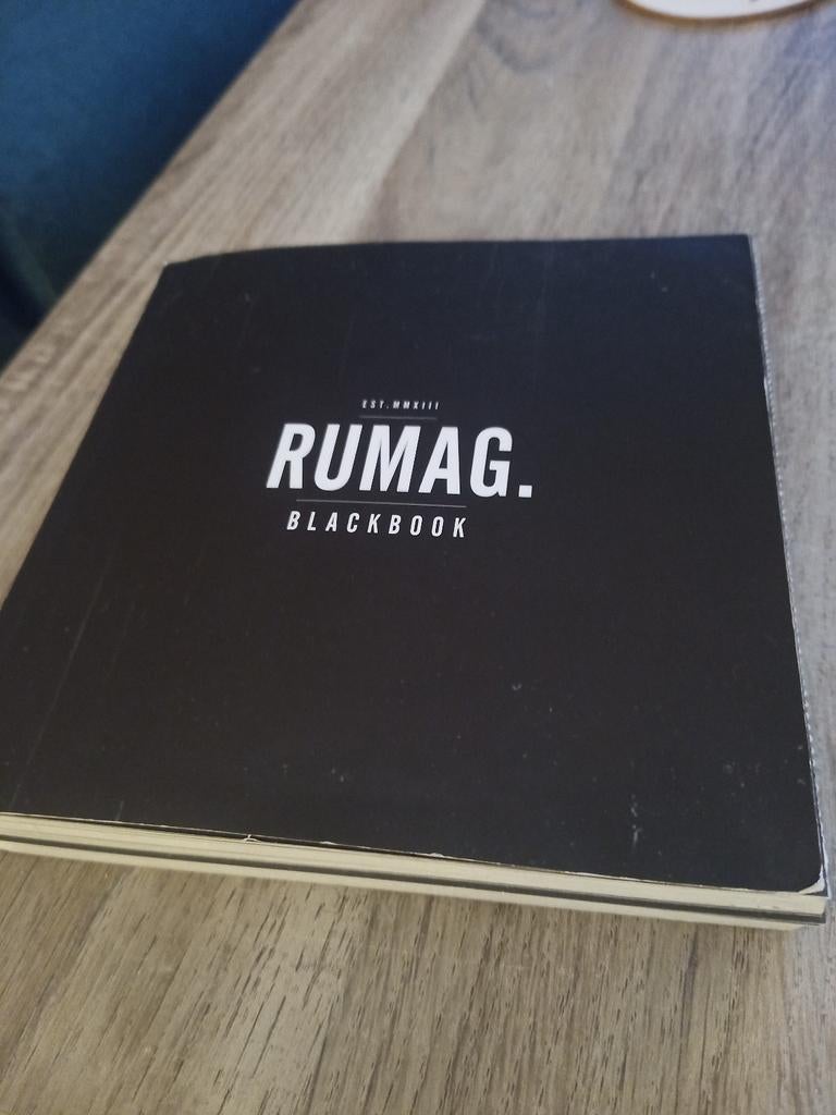 RUMAG - RUMAG. BLACKBOOK, Ophalen of Verzenden, Zo goed als nieuw, RUMAG