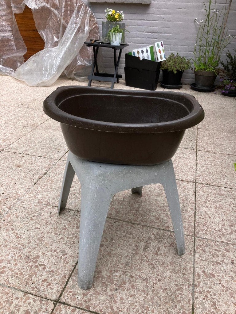 Retro kleine Curver wasbak, Ophalen of Verzenden, Huis en Inrichting