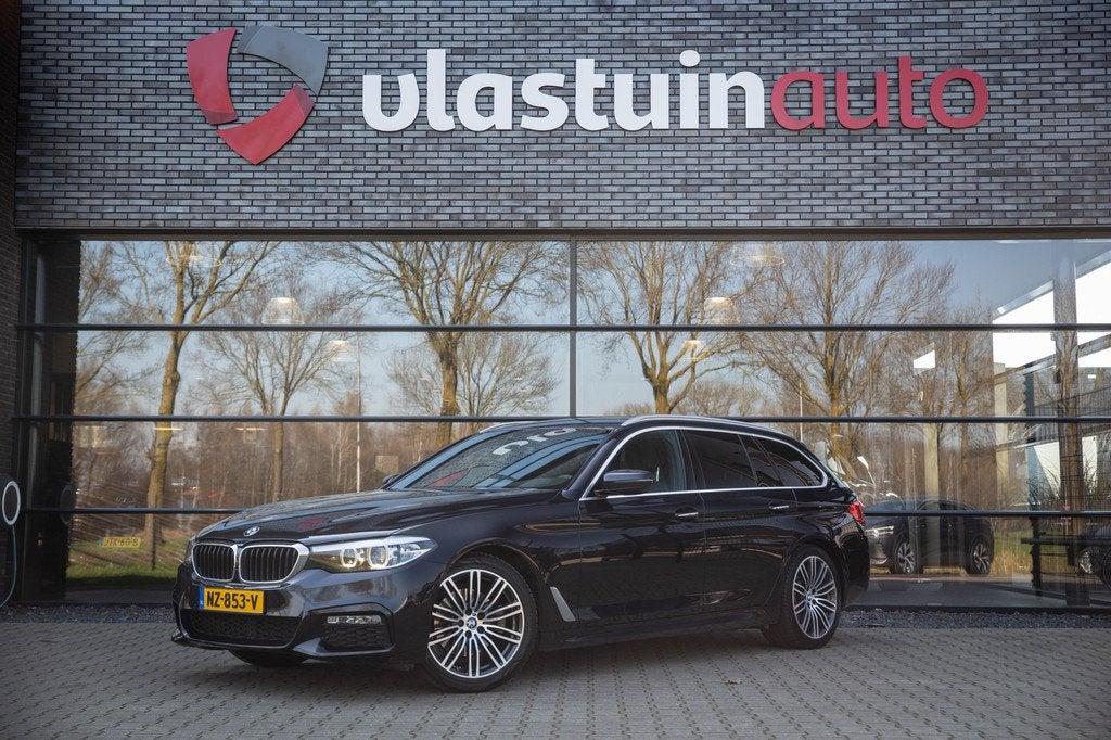 BMW 5 Serie Touring 520d Executive , M-sport, Trekhaak, Navi, Auto's, Automaat, Achterwielaandrijving, 2000 kg, Alcantara