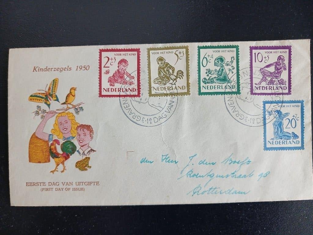 eerste dag envelop Nederland, Postzegels en Munten, Brieven en Enveloppen | Nederland, Ophalen of Verzenden, Envelop