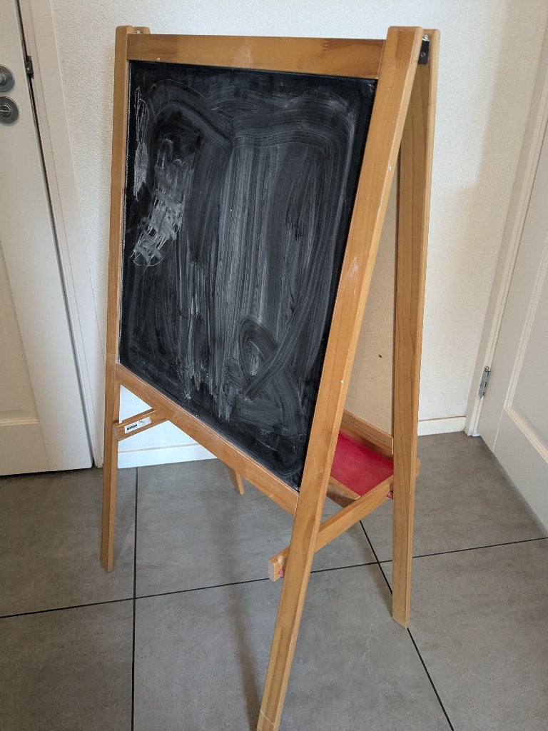 Krijtbord schoolbord, Ophalen, Gebruikt, Ontdekken
