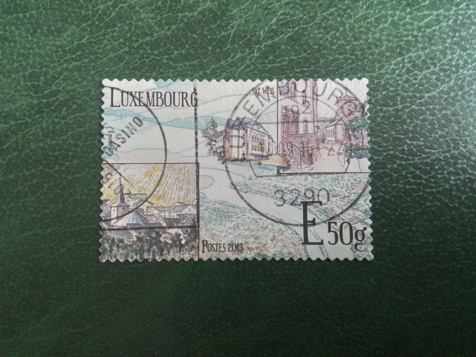 Luxemburg gestempeld, Postzegels en Munten, Ophalen of Verzenden, Luxemburg, Gestempeld