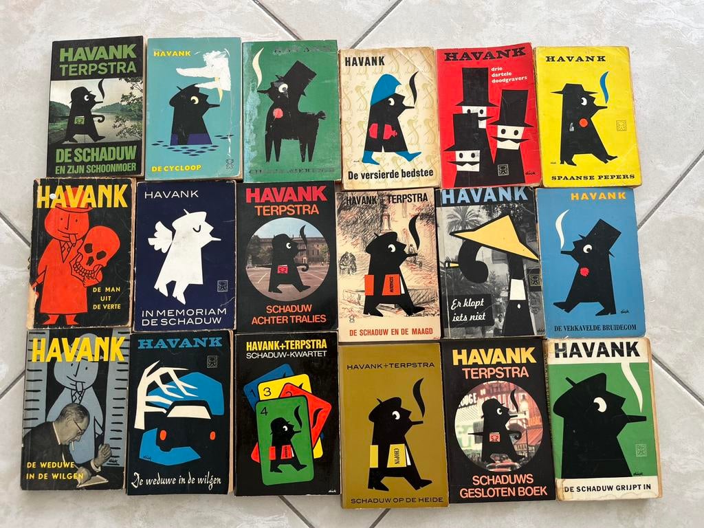 Havank en Havank/Terpstra, 18 stuks, Boeken, Ophalen of Verzenden, Gelezen