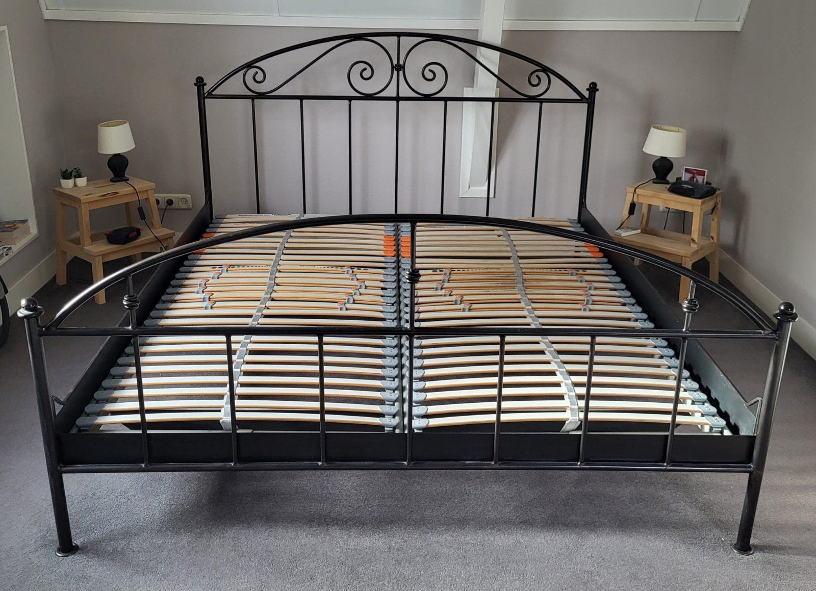 bed, ledikant, Ophalen, Gebruikt, Overige kleuren, 210 cm