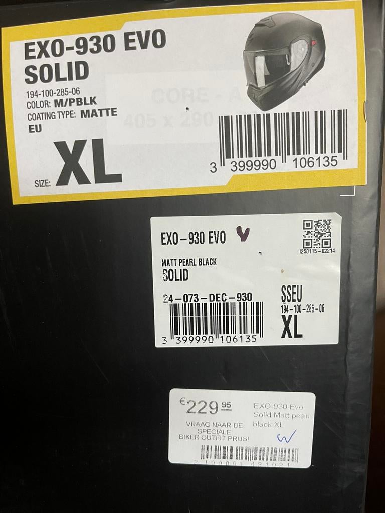 Scorpion helm EXO 930 EVO SOLID, Ophalen, Tweedehands, XL, Overige merken