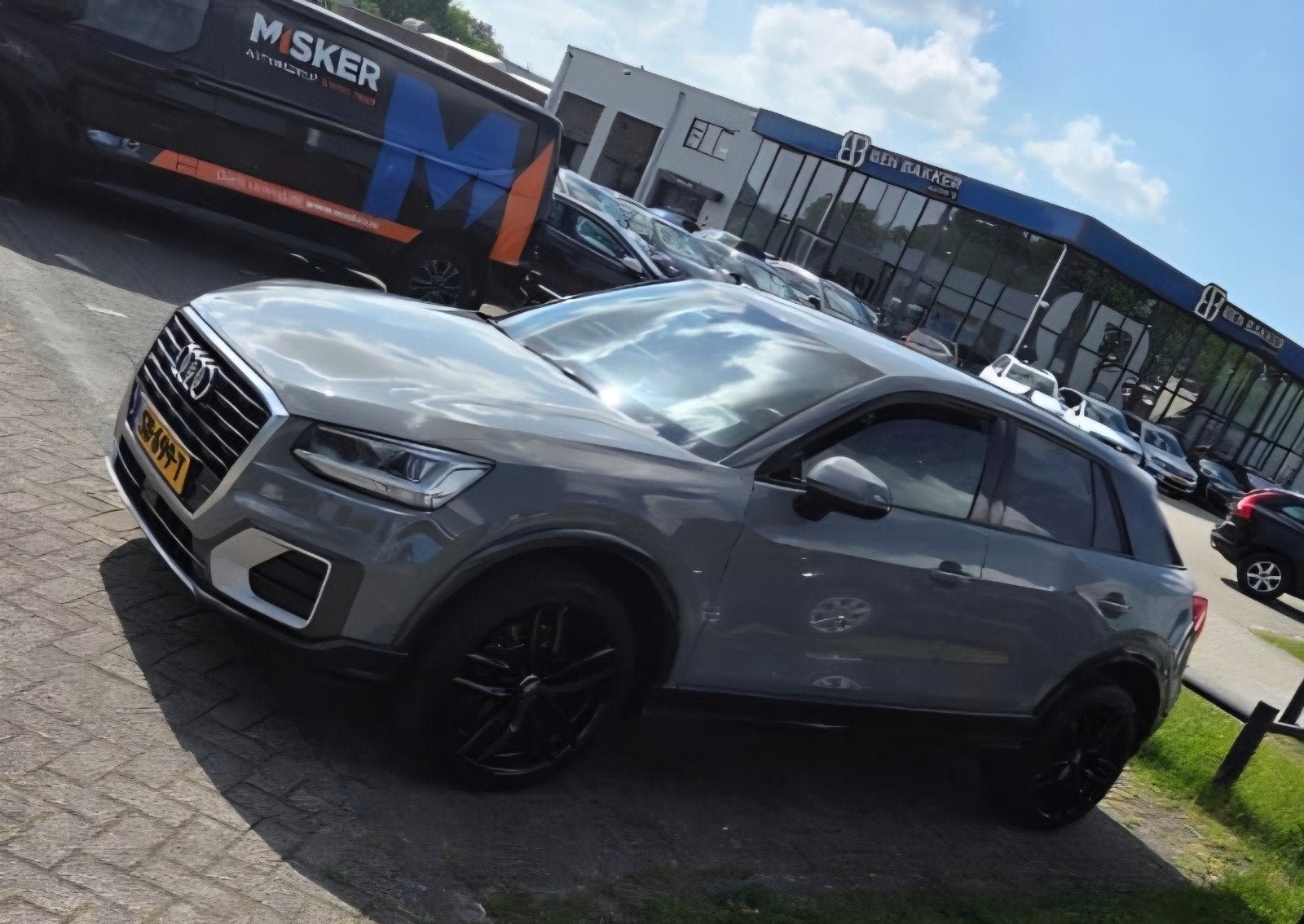 Audi Q2 1.4 Tfsi CoD 150pk S Tronic 2018 Grijs, Auto's, Q2, 4 cilinders, Origineel Nederlands, 1395 cc