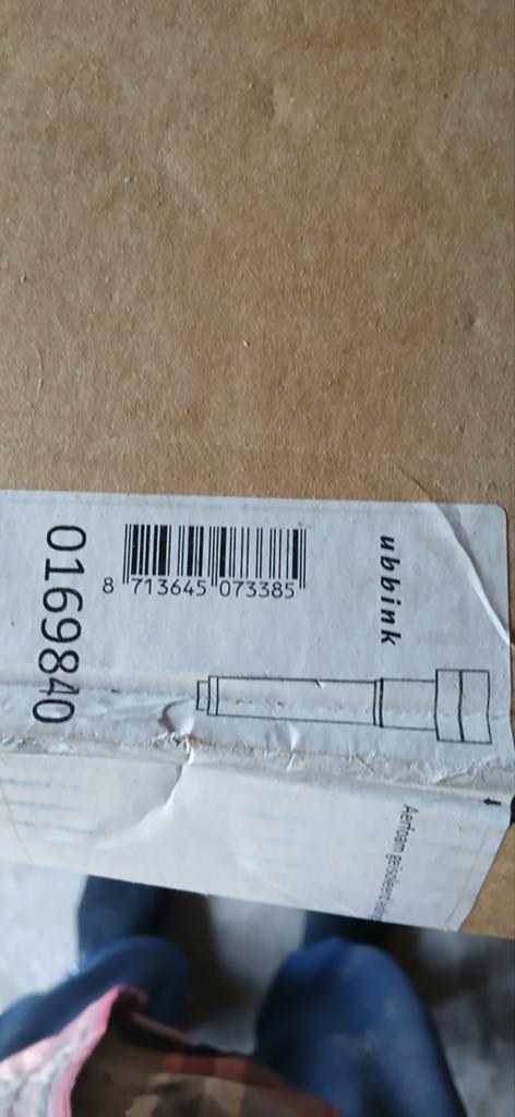 Ubbink afvoerbuis/rookgasafvoer, zwart, nieuw, Ophalen of Verzenden, Nieuw, Afvoer