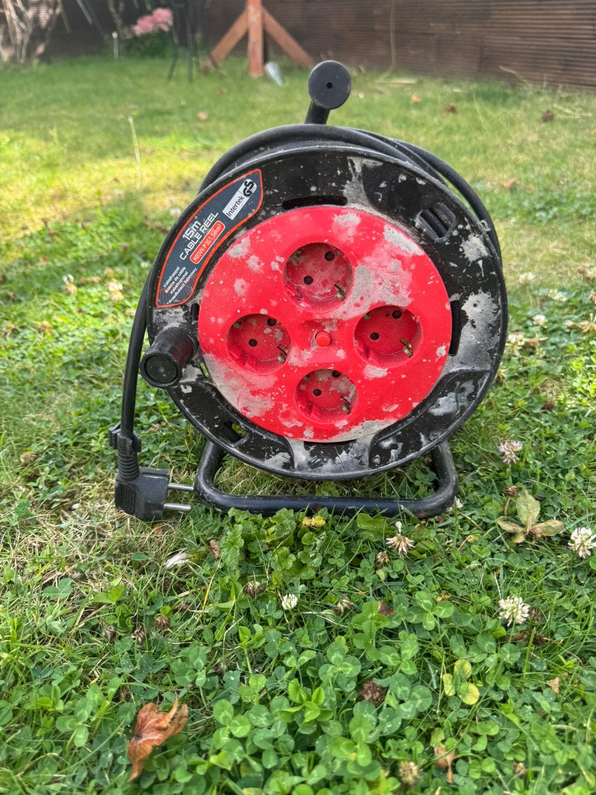 Kabel haspel, Ophalen of Verzenden, Zo goed als nieuw, Kabel of Snoer