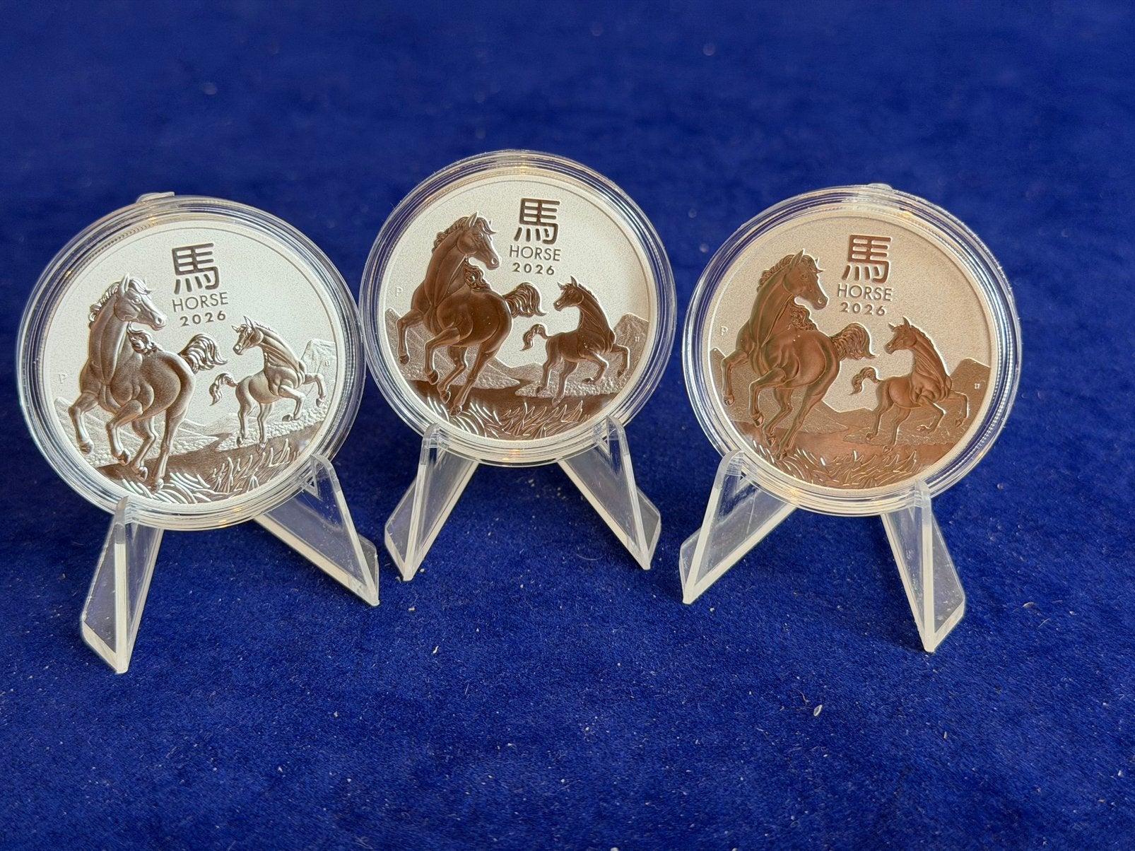 Lunar 3 horse 2026   1 oz zilver, Ophalen of Verzenden, Zilver