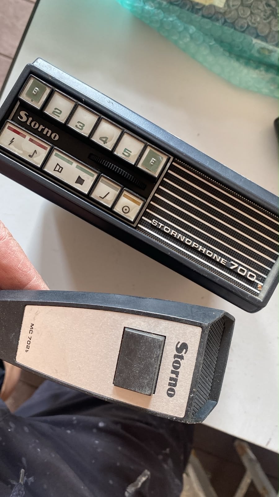 Stornophone 700: Vintage mobilofoon, Telecommunicatie, Zenders en Ontvangers, Ophalen of Verzenden, Gebruikt