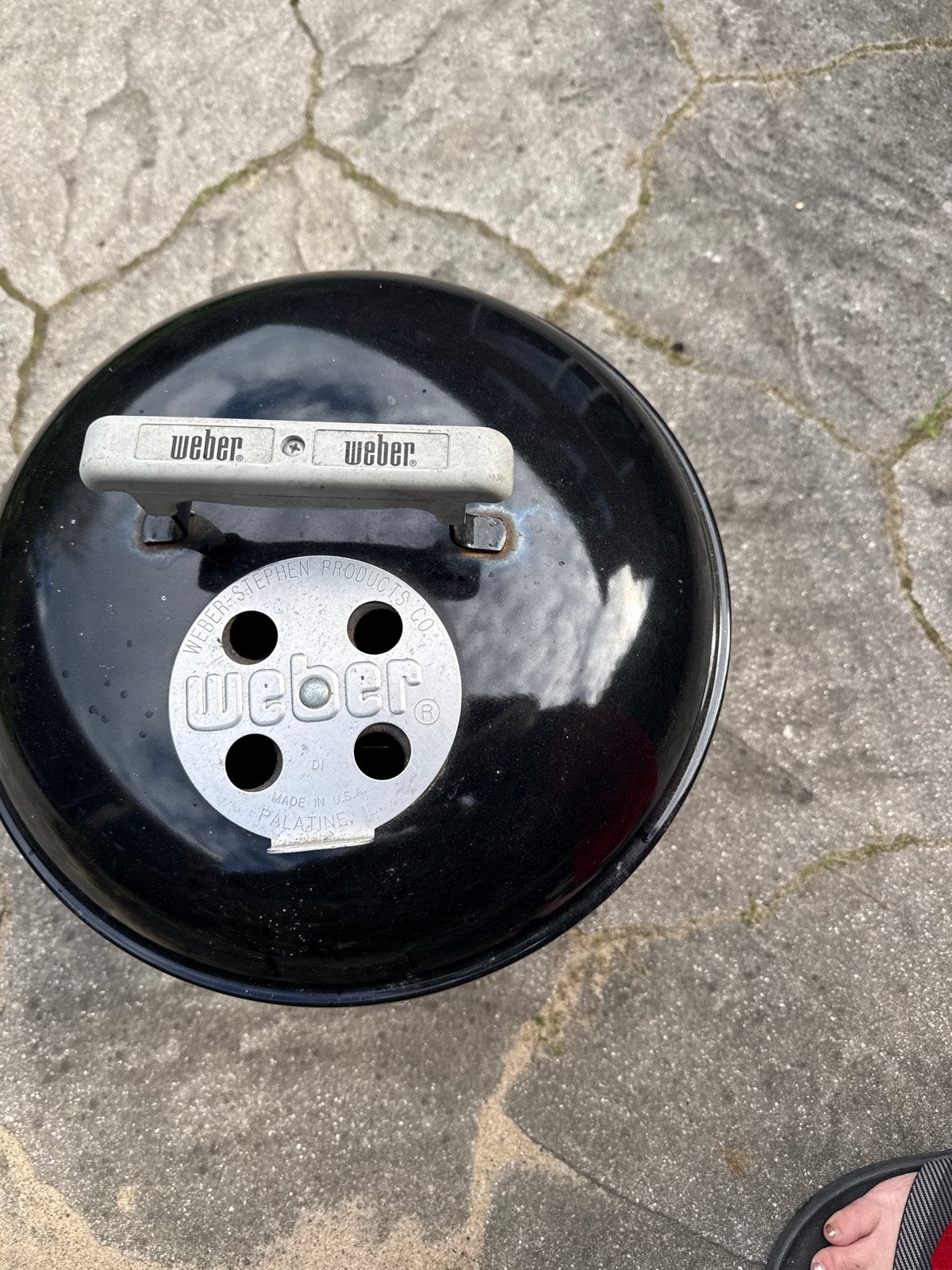 Weber Smokey Joe Premium Houtskoolbarbecue, Ophalen, Gebruikt
