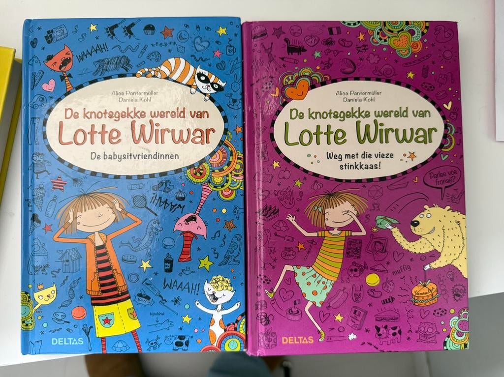 De knotsgekke wereld van lotte wirwar, Boeken, Ophalen of Verzenden, Gelezen
