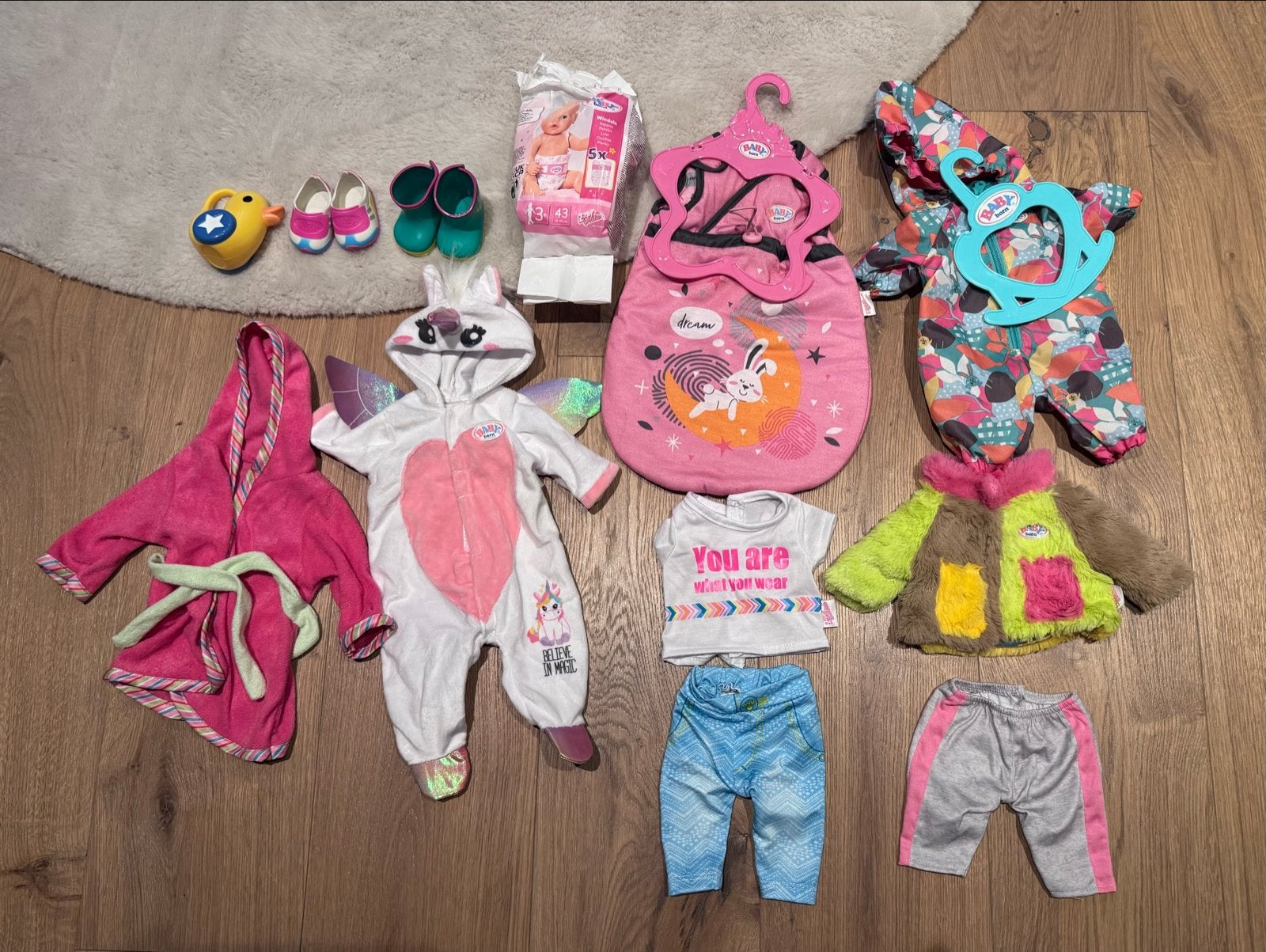 Grote set Baby Born kleding en accessoires, Ophalen of Verzenden, Gebruikt, Meisje