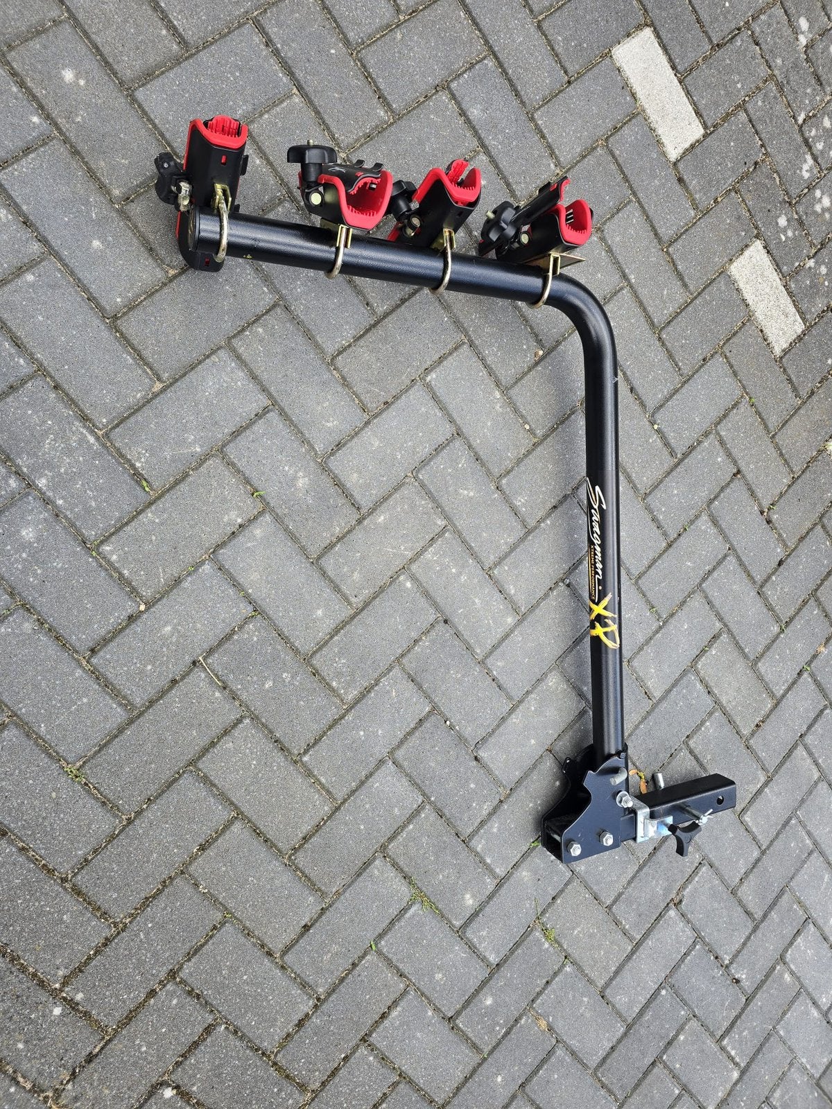 Swagman hitch mount bike rack, Ophalen, 3 fietsen of meer, Zo goed als nieuw, Achterklepdrager