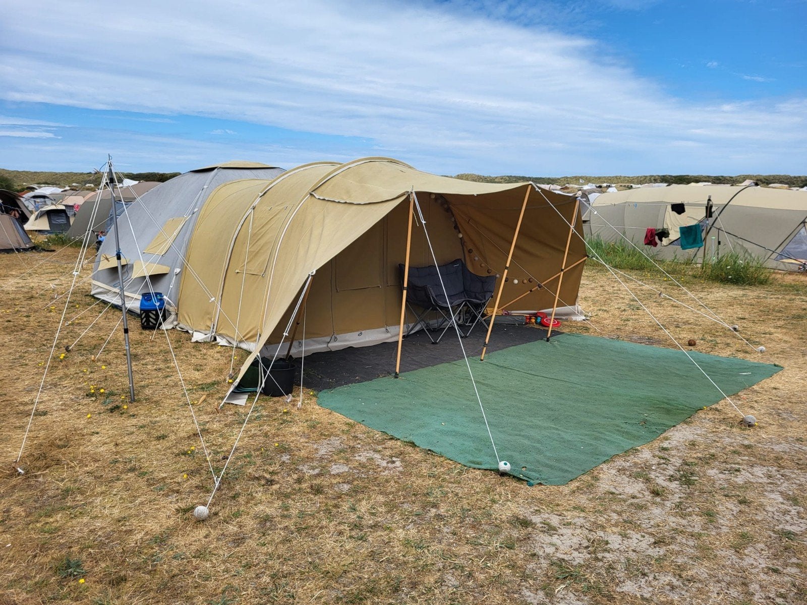 kamperen op Stortemelk 22/08 - 27/08, Ophalen of Verzenden