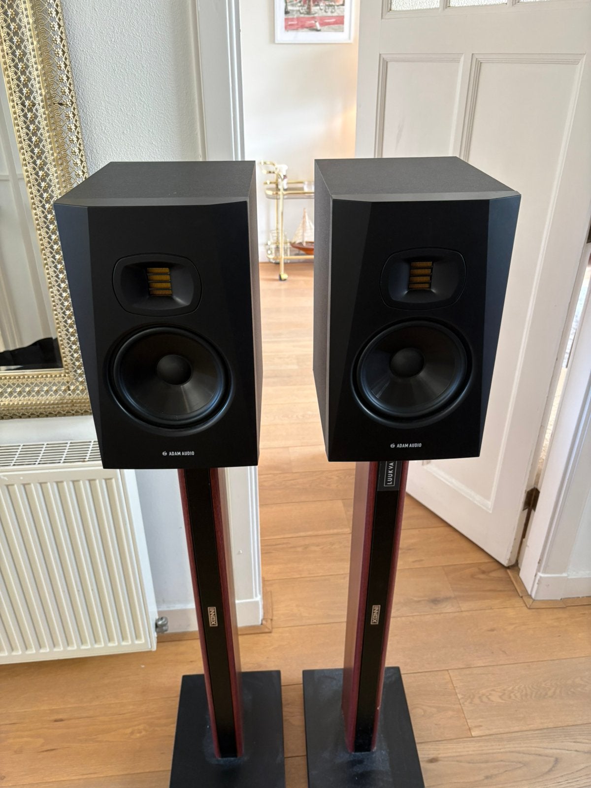 Set Adam T7V studio monitors incl kabels, Overige merken, Ophalen of Verzenden, Zo goed als nieuw, Minder dan 60 watt