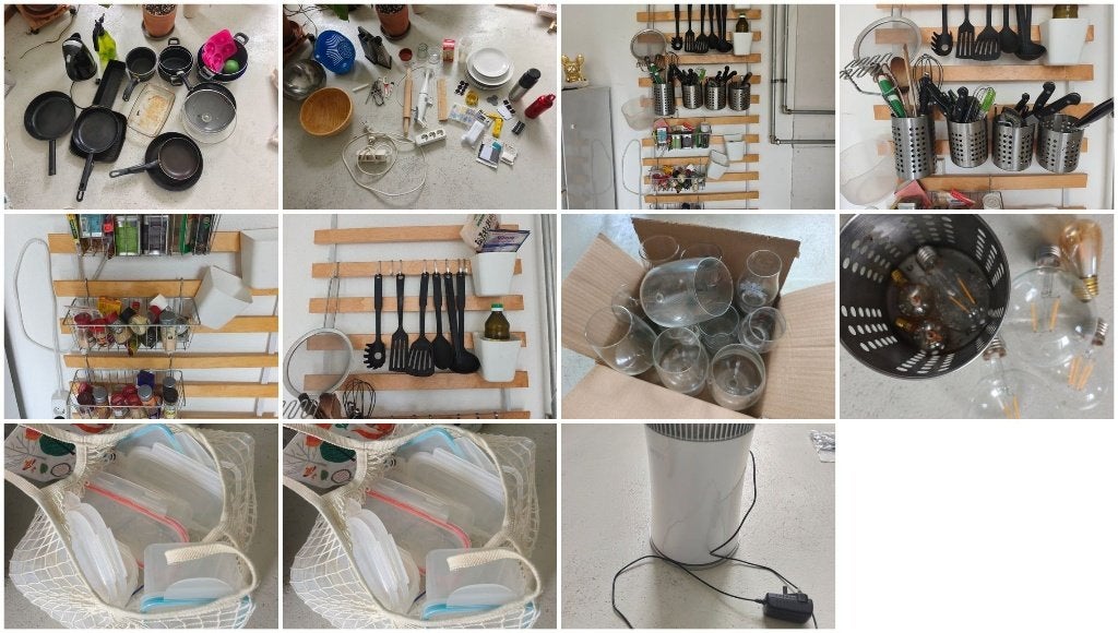 Kitchen Starter Pack Set: pans, glasses, utensils & more, Ophalen
