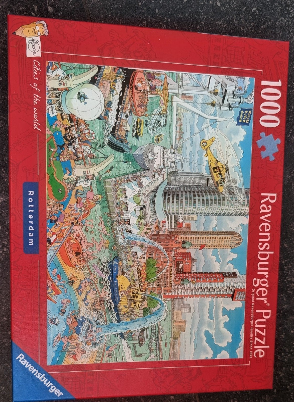 Ravensburger Legpuzzel Rotterdam 1000 stukjes, Ophalen, 500 t/m 1500 stukjes, Zo goed als nieuw, Legpuzzel