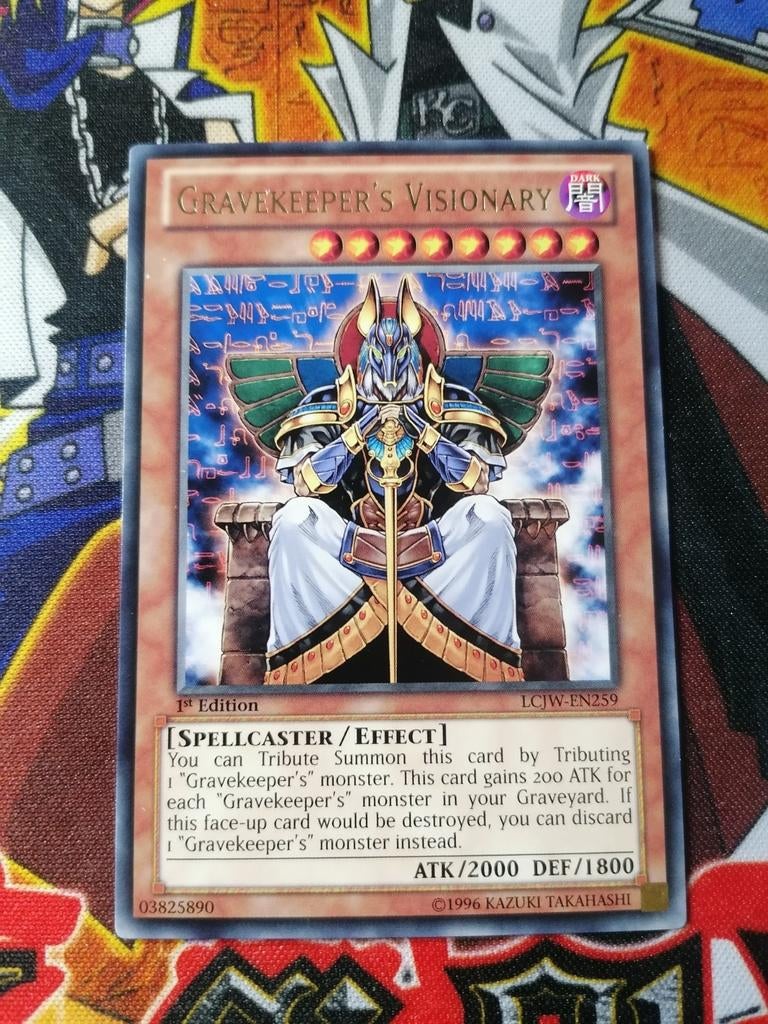 Gravekeeper's Visionary - Rare LCJW - Yu-Gi-Oh, Ophalen of Verzenden, Zo goed als nieuw