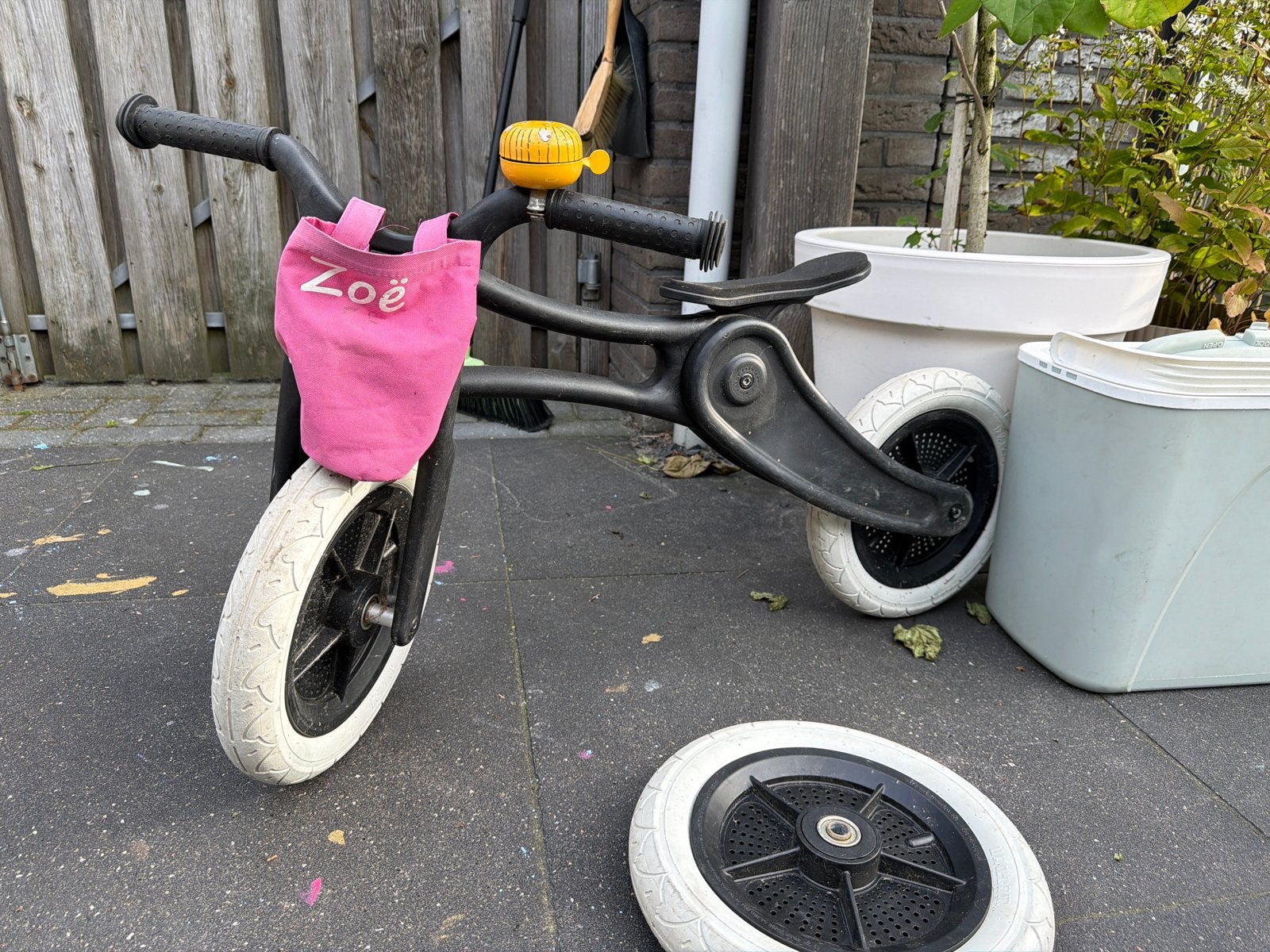 Wishbone Bike 3-in-1 driewieler en loopfiets, Ophalen, Gebruikt, Verstelbare zitting