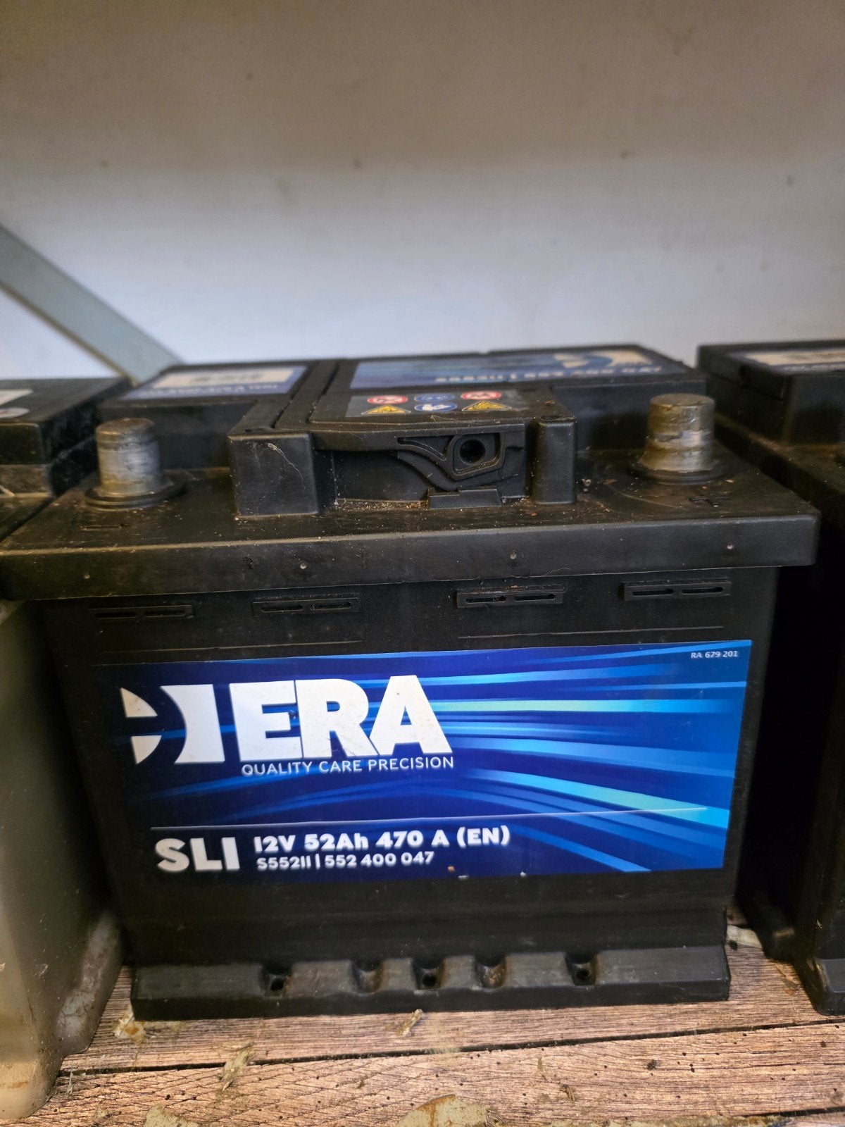 Era 12v 52ah 470a auto accu, ., Gebruikt, ., .
