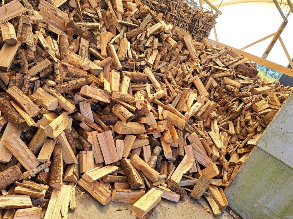 Goedkoop stookhout droog voor hottub sauna zwembadkachel e,d, Tuin en Terras, Haardhout, 6 m³ of meer, Ophalen, Blokken