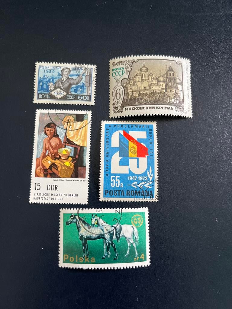 Verzameling van 20 Internationale Postzegels, Postzegels en Munten, Postzegels | Volle albums en Verzamelingen, Ophalen of Verzenden