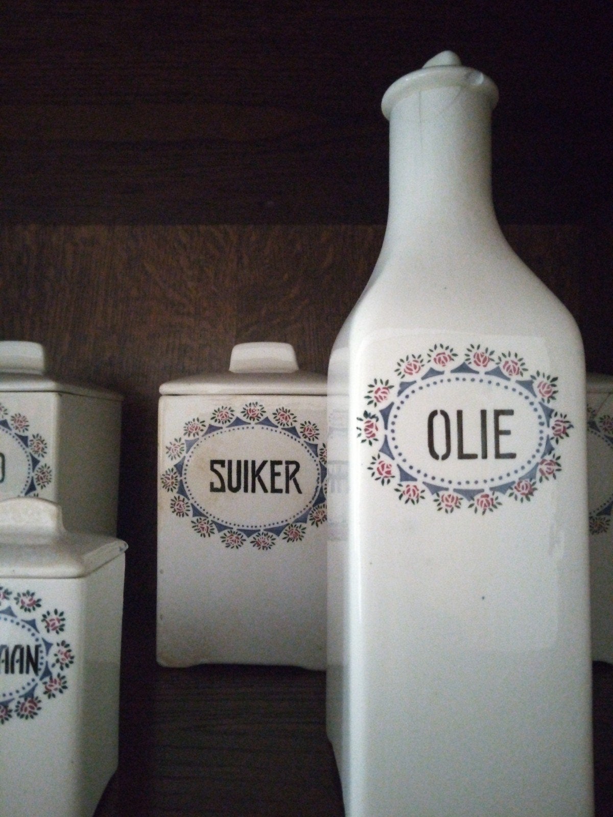 Antieke MINERVA Voorraadpotten en Flessen - 140 jaar oud!, Antiek en Kunst, Ophalen
