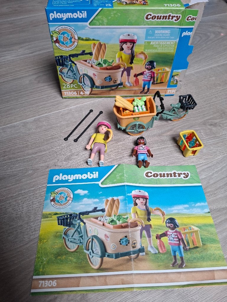 Plahmobile country 71306 fiets, Gebruikt, Complete set, Ophalen of Verzenden, Country
