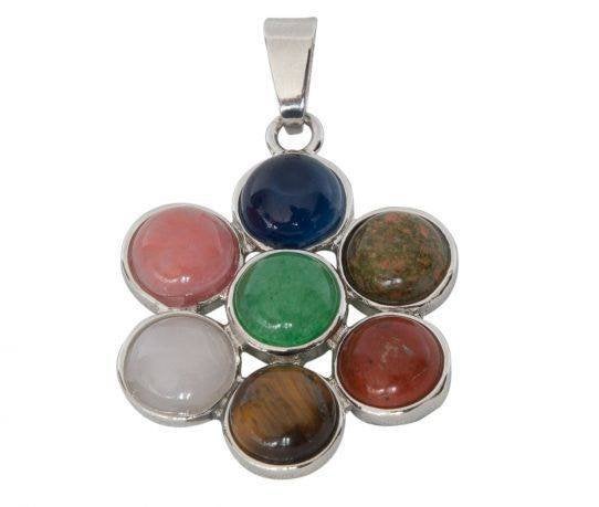 Chakra ketting flower, Met hanger, Overige kleuren, Verzenden, Info@masterpiecenlp.nl