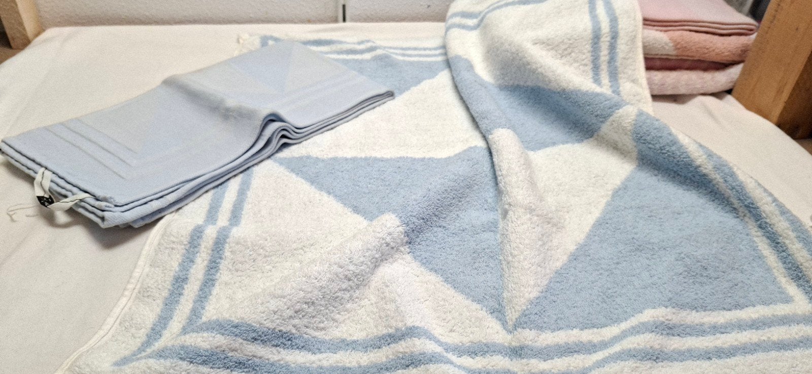 Walra oude collectie Keuken handdoeken en theedoeken - Blauw, Ophalen, Katoen, Wasbaar, Theedoek of Handdoek
