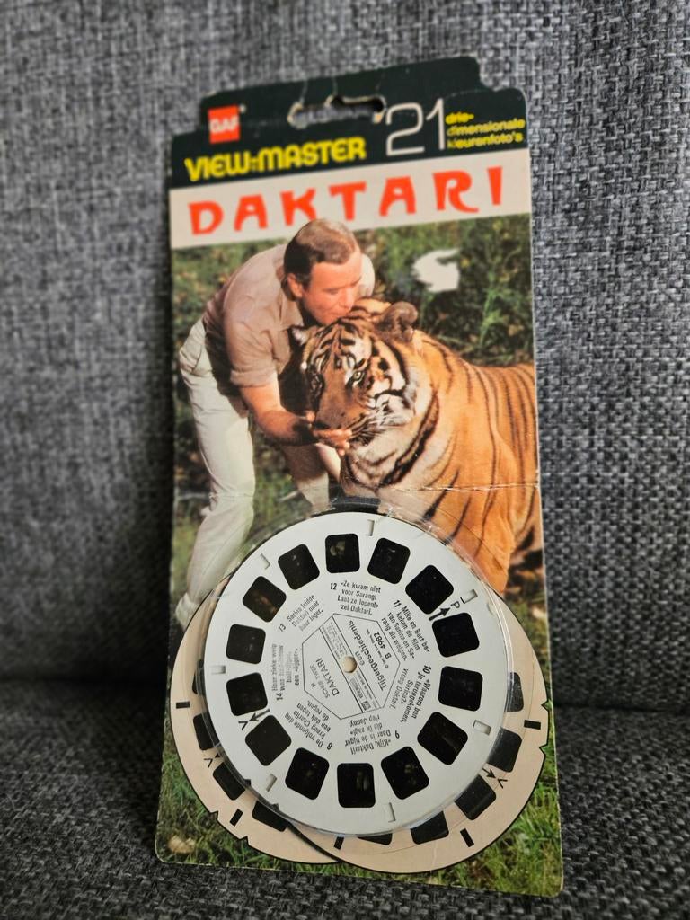 Vintage View-Master Daktari 21 driedimensional, Antiek en Kunst, Antiek | Speelgoed, Verzenden