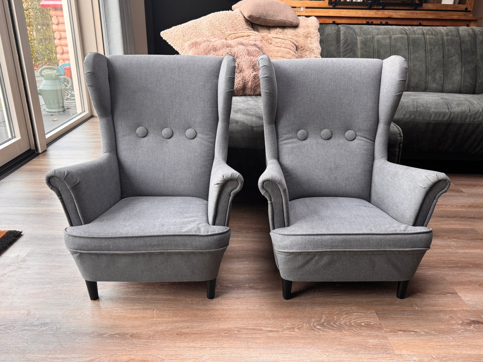 Ikea kinder fauteuil 2 stuks, Ophalen, Zo goed als nieuw, Minder dan 75 cm, 50 tot 75 cm