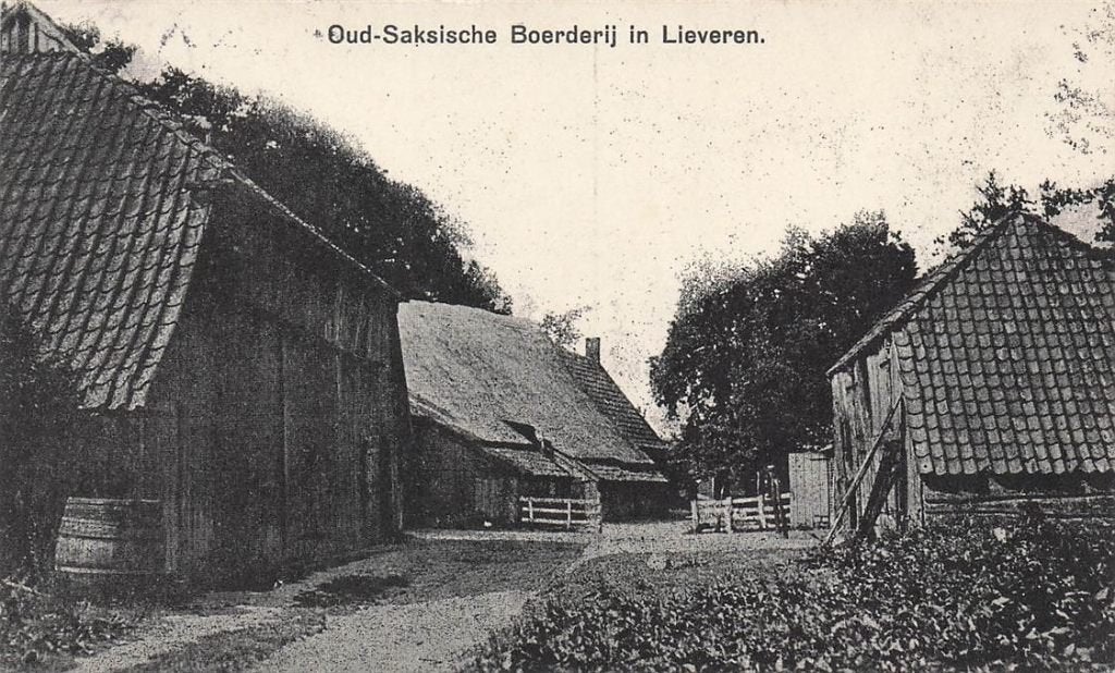703-318-013 Oud-Saksische Boerderij  in Lieveren, Verzenden, Voor 1920, Drenthe