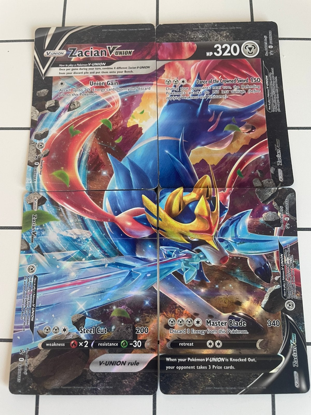 Pokémon kaarten groot: V-UNION, GX en V, Ophalen of Verzenden, Zo goed als nieuw, Meerdere kaarten