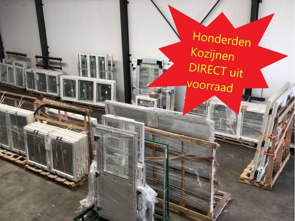 GLOEDNIEUWE Kunstof Kozijnen DIRECT Leverbaar uit voorraad!, Niet ingevuld, Kunststof, Raamkozijn, Niet ingevuld