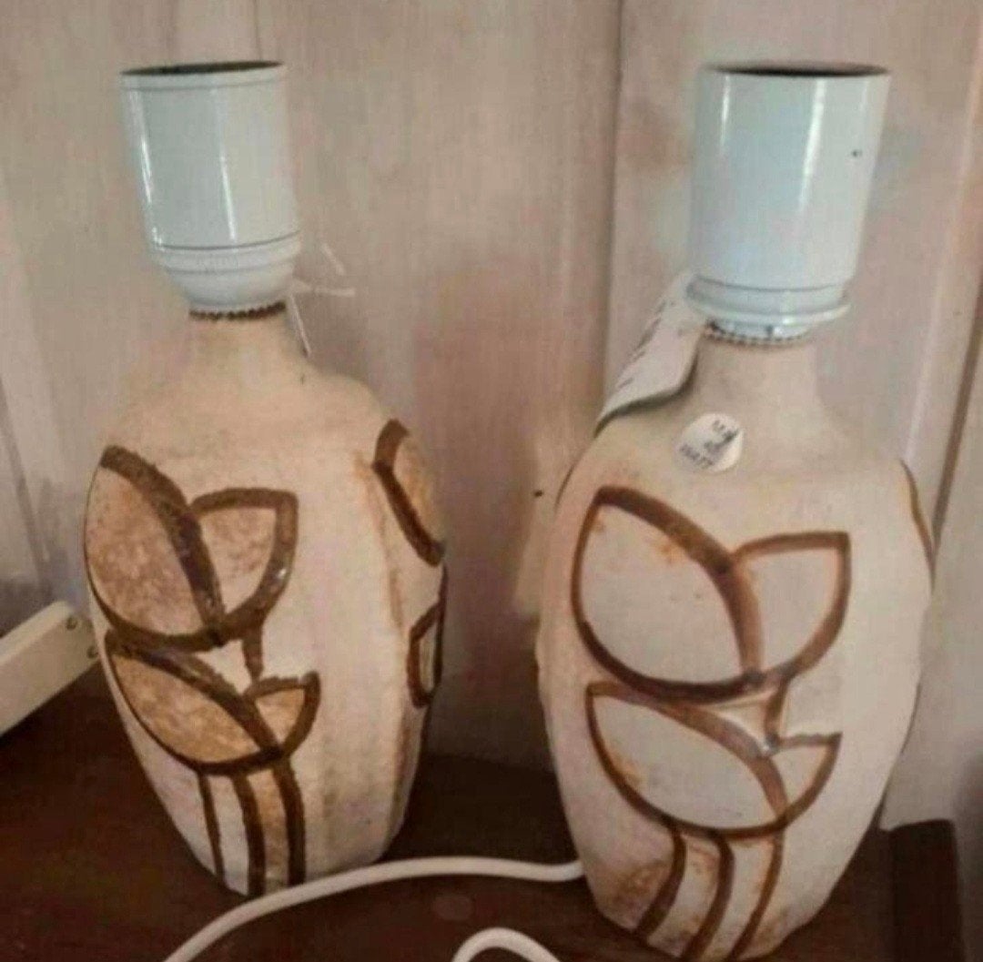 2 Noomi Backhausen tafellampen. Søholm. Denemarken, Ophalen of Verzenden, Keramiek, Vintage