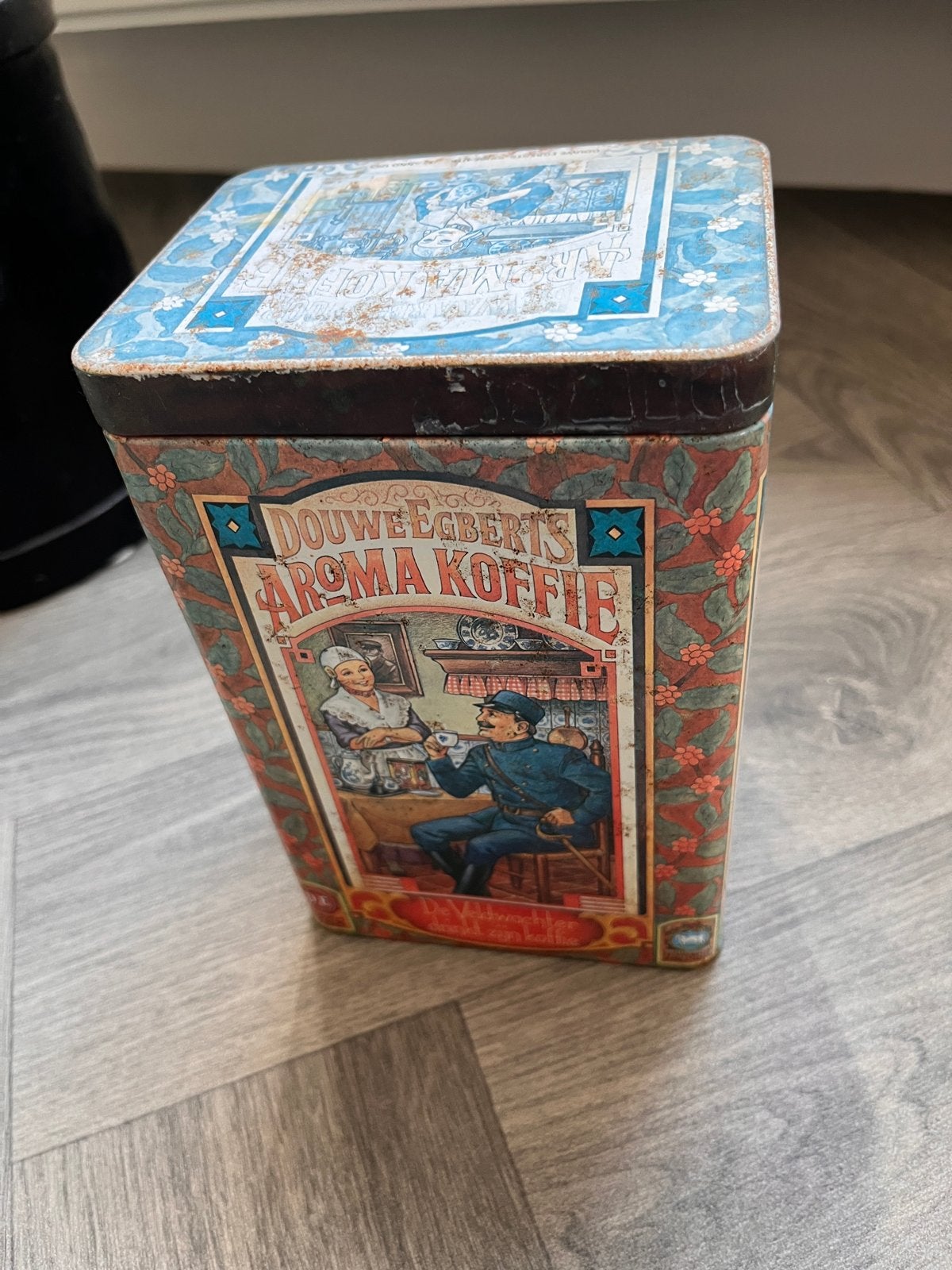 Vintage Douwe Egberts Aroma Koffie Blik, Ophalen of Verzenden